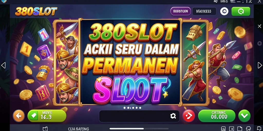 Tampilan seru gameplay 380SLOT dengan aksi menegangkan dan putaran slot.