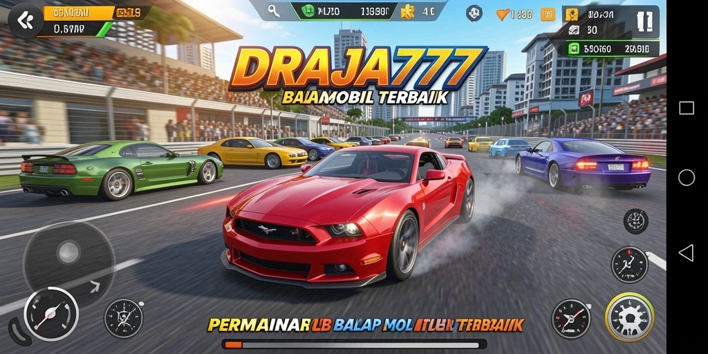 Gameplay balap mobil yang seru dan menantang di DRAJA777.