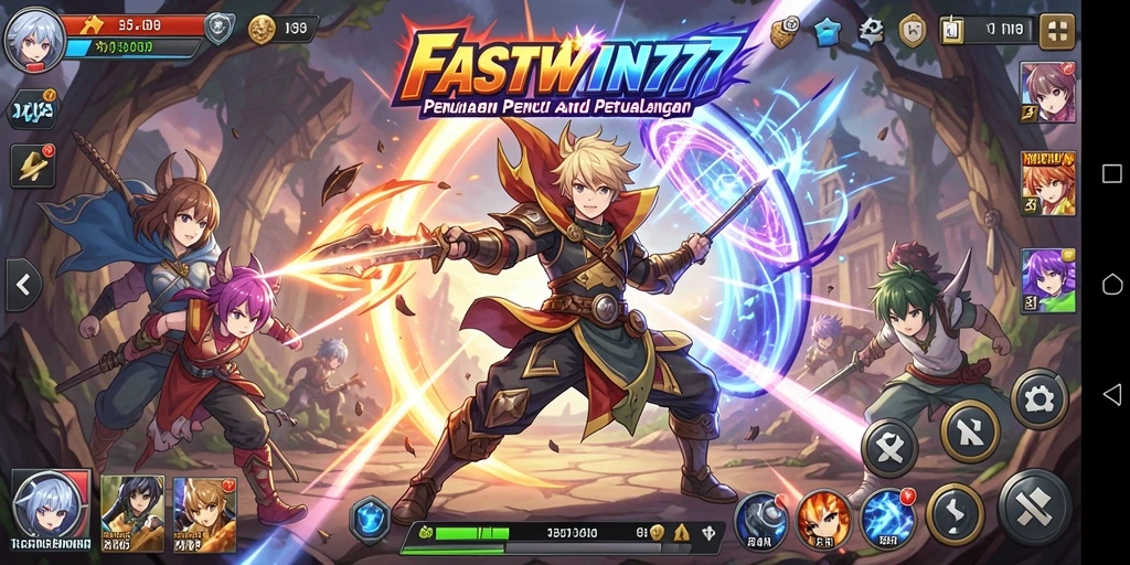 Tampilan gameplay seru dari game Anime FASTWIN77.