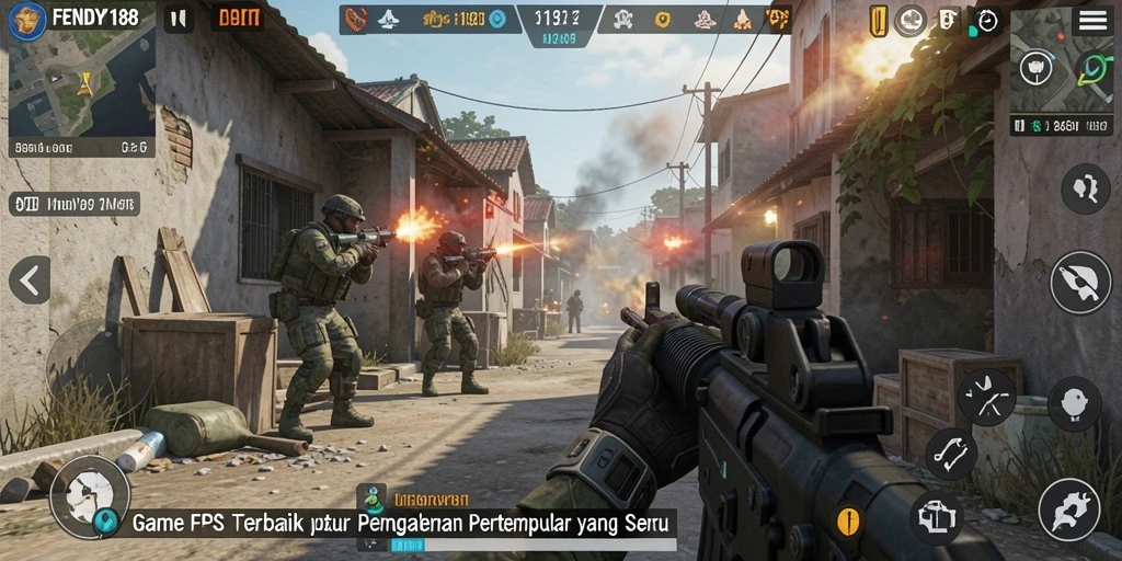 Tampilan gameplay FENDY188 yang menegangkan dan penuh aksi.