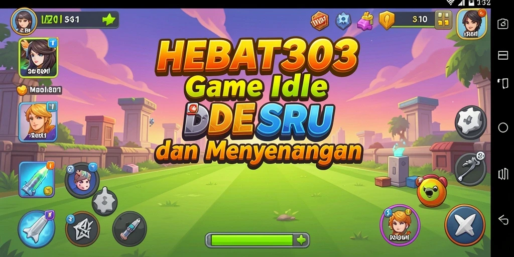 Tampilan gameplay seru dan santai di HEBAT303.