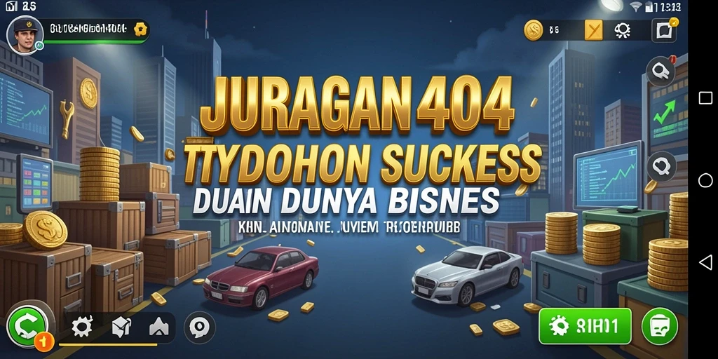 Tampilan gameplay <strong>JURAGAN404</strong> yang seru dan interaktif dalam dunia Tycoon.