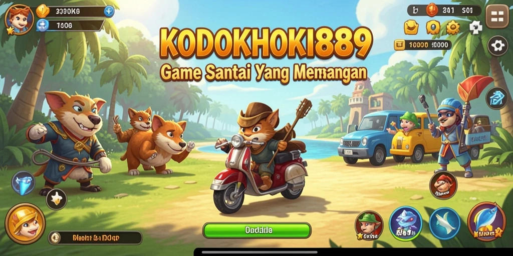 Tangkapan layar KODOKHOKI889 menampilkan keseruan gameplay yang penuh warna.