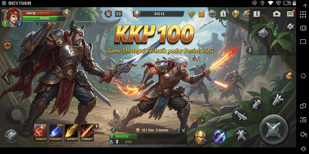 Tampilan gameplay SLG KPK100 yang seru dan penuh aksi.