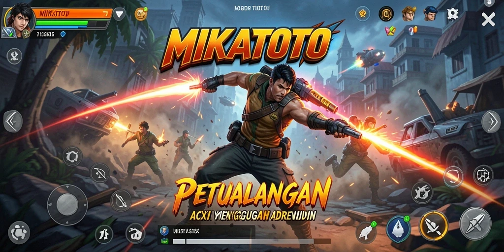 Screenshot gameplay MIKATOTO yang menunjukkan aksi seru dan grafis menawan.