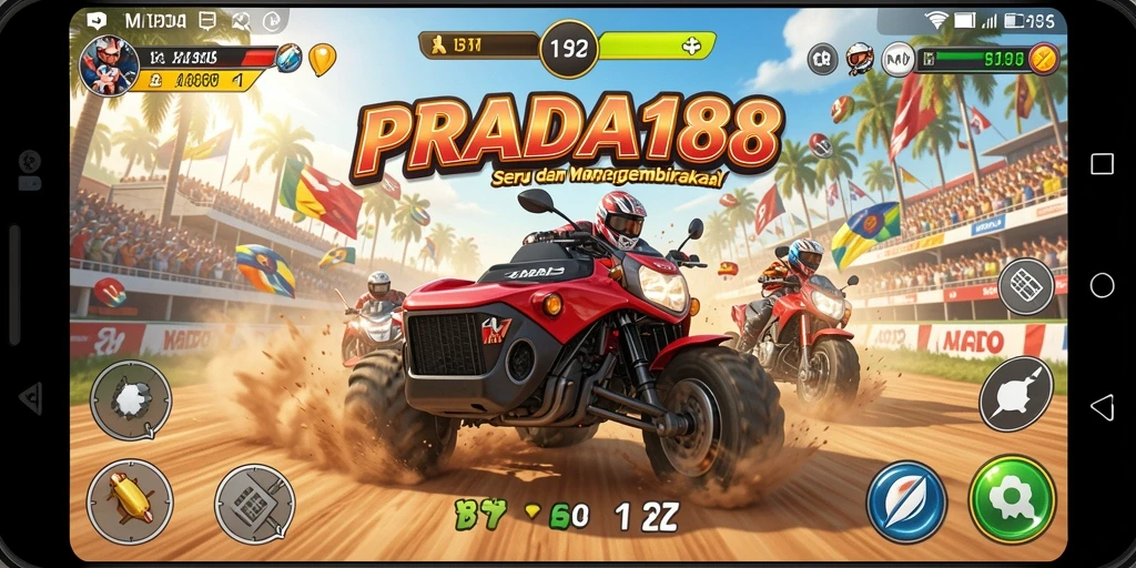 Gameplay balapan menegangkan dengan grafis yang luar biasa.