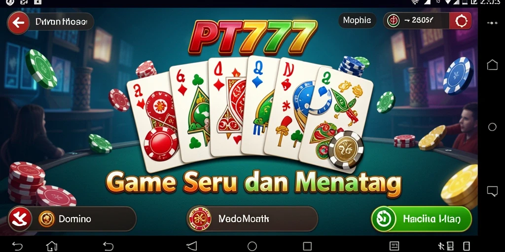 Gameplay seru PT777 dengan grafis menarik dan interaksi pemain.