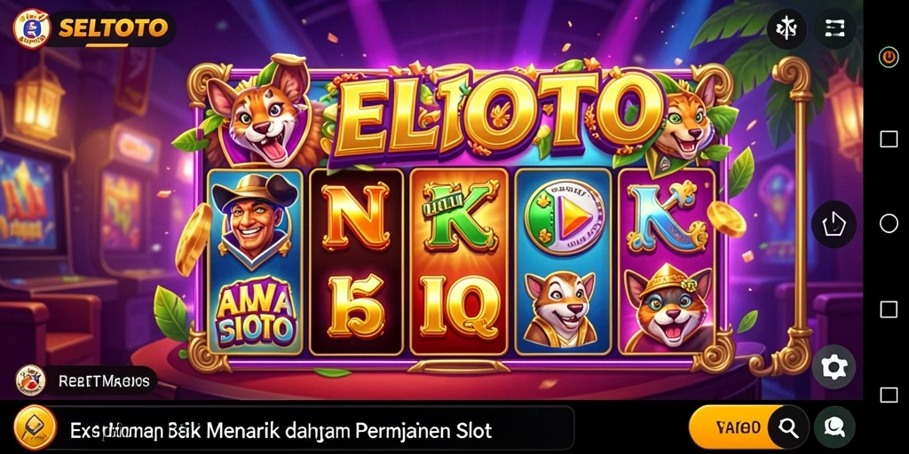 Tampilan gameplay menarik dari SELTOTO dengan berbagai tema slot.