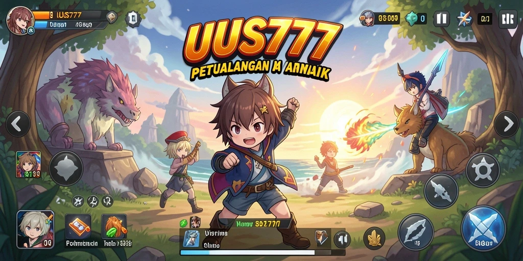 Tangkapan layar UUS777 menampilkan aksi seru dalam dunia Anime.
